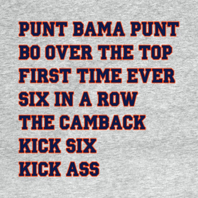 Kick Ass - 2017 Iron Bowl Auburn Win by Clintau24